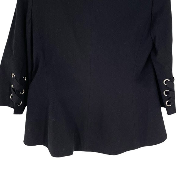 NWT $375 DONNA DEGNAN 3/4 RIBBON TIE SLEEVES - Picture 5 of 8